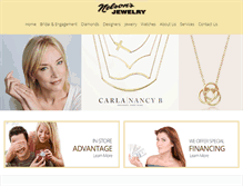 Tablet Screenshot of nelsonsjewelry.com